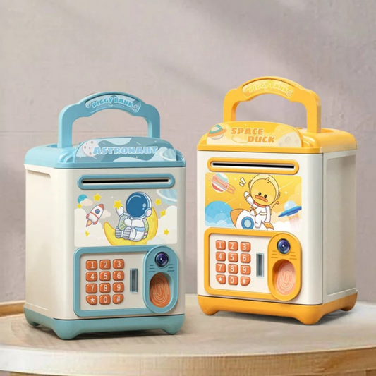 Alcancia Electronica Kawaii Caja Fuerte Portatil Infantil