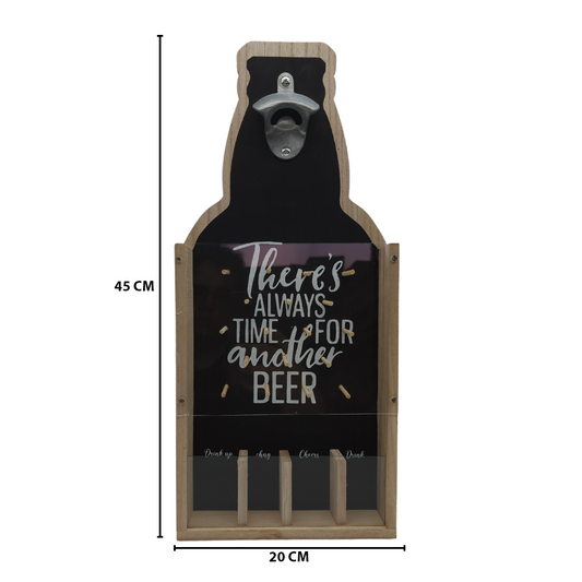 Destapador Abridor De Botellas Para Pared Con Juego