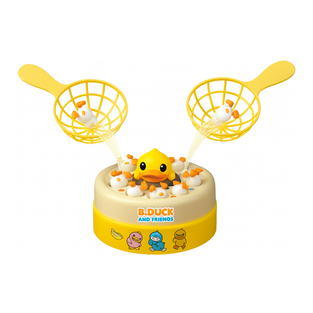 Juego De Mesa Captura Patitos Saltador Infantil Giratorio