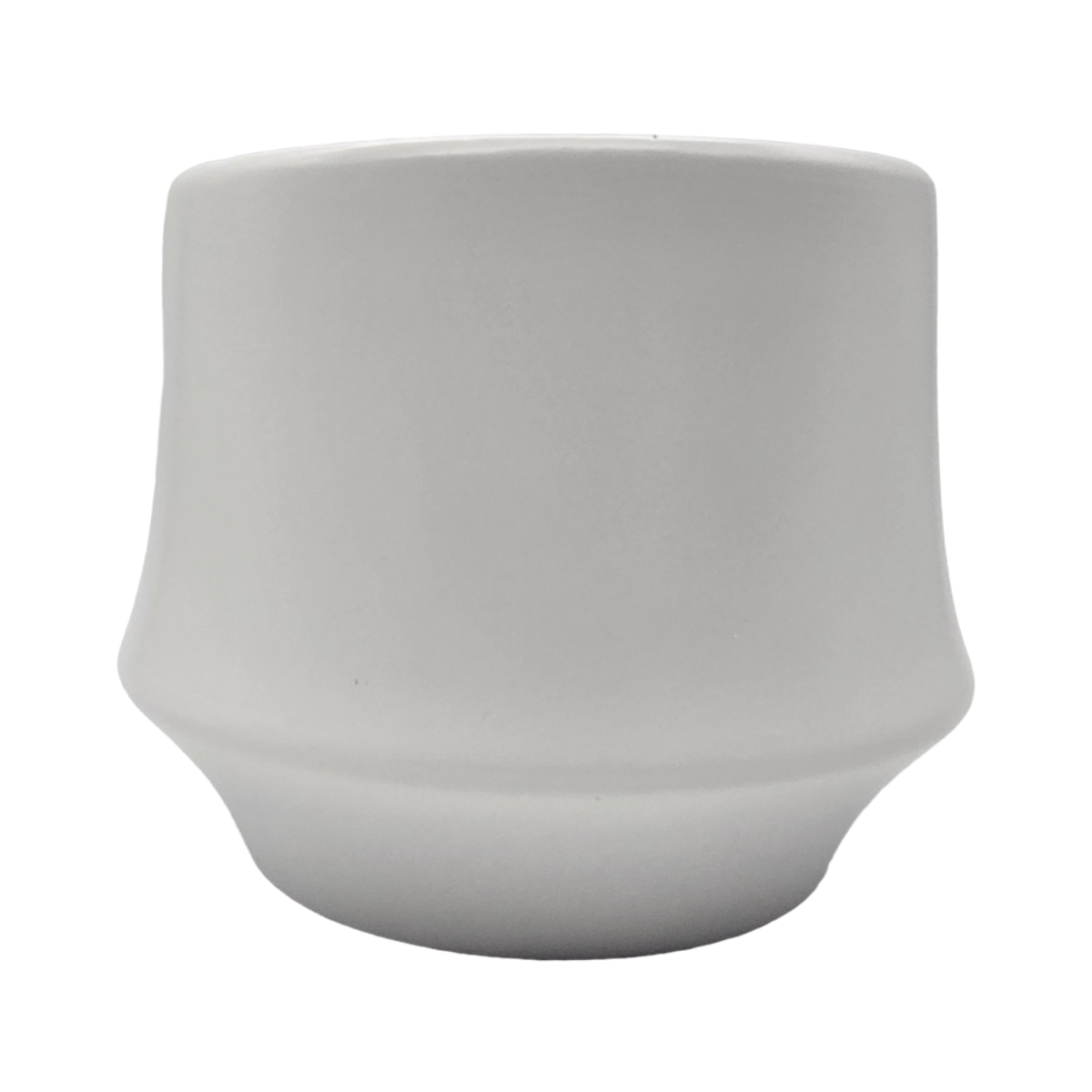 Set 3 Maceteros Maceta De Ceramica Elegante Blanco Liso