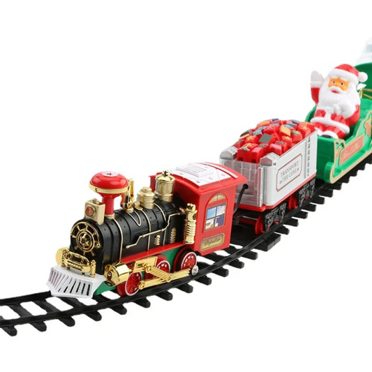 Tren Navideño Electrico Para Arbol Navidad Decorativo Pino