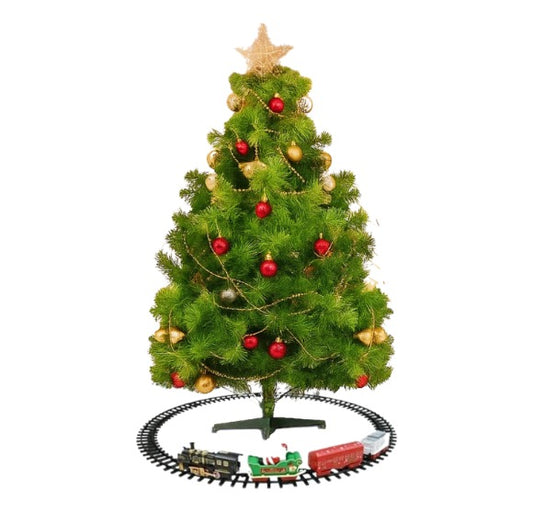 Tren Electrico Navideño Base de Arbol Decorativo Navidad