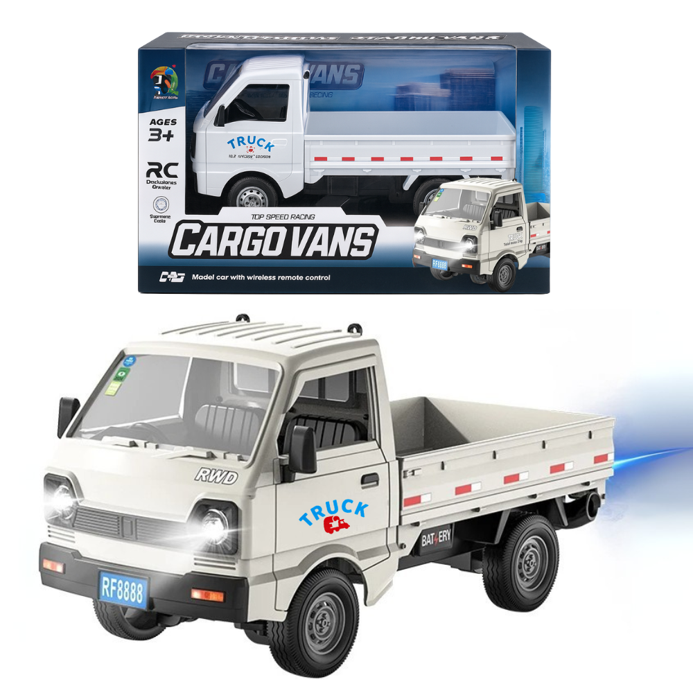 Camion 3/4 de Carga a Control Remoto Escala Con Luz Led