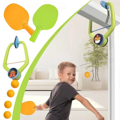 Ping Pong Portatil Sin Mesa Bola Con Cuerda Para Entrenar