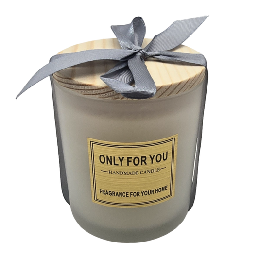 Vela Aromatica Elegante Fragancia Duradera Vaso Blanco