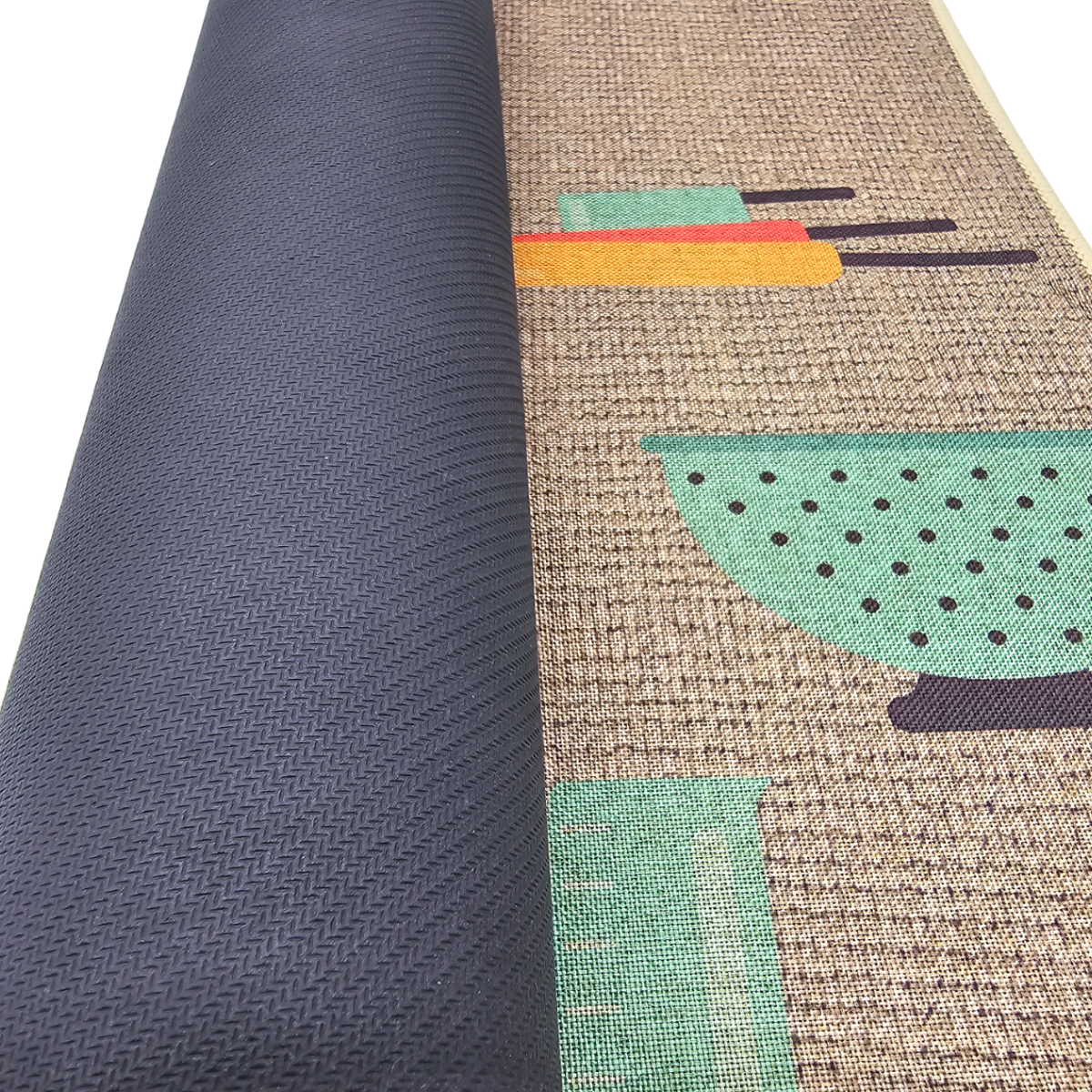 Set 2 Alfombras De Cocina Goma Antideslizante Diseño Cocina