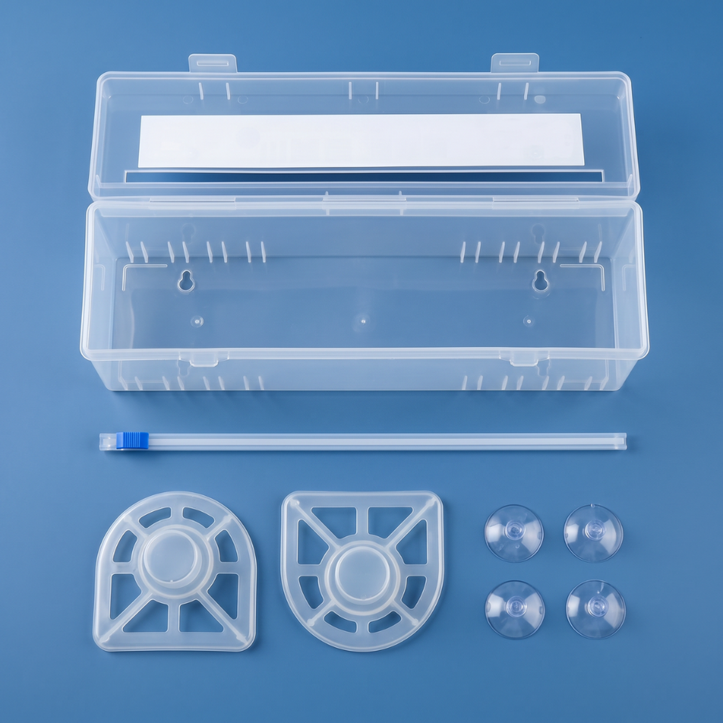 Dispensador De Papel Alusa Cortador Film Porta Rollos