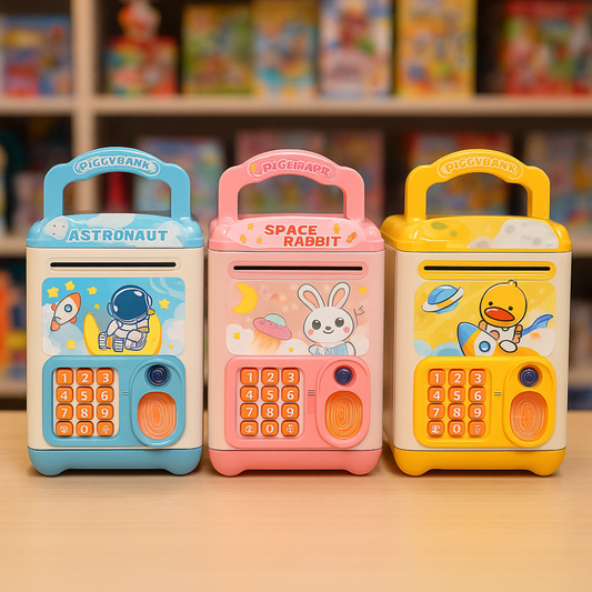 Alcancia Electronica  Kawaii Caja Fuerte Portatil Infantil