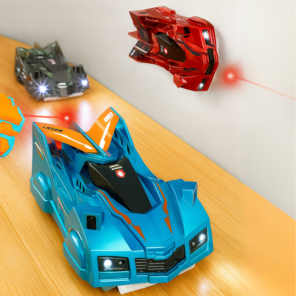 Auto a Control Remoto Laser de Pared Trepa Muro Antigravedad