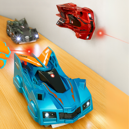 Auto a Control Remoto Laser de Pared Trepa Muro Antigravedad