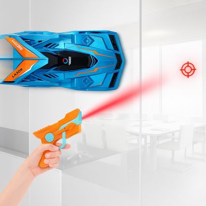 Auto a Control Remoto Laser de Pared Trepa Muro Antigravedad