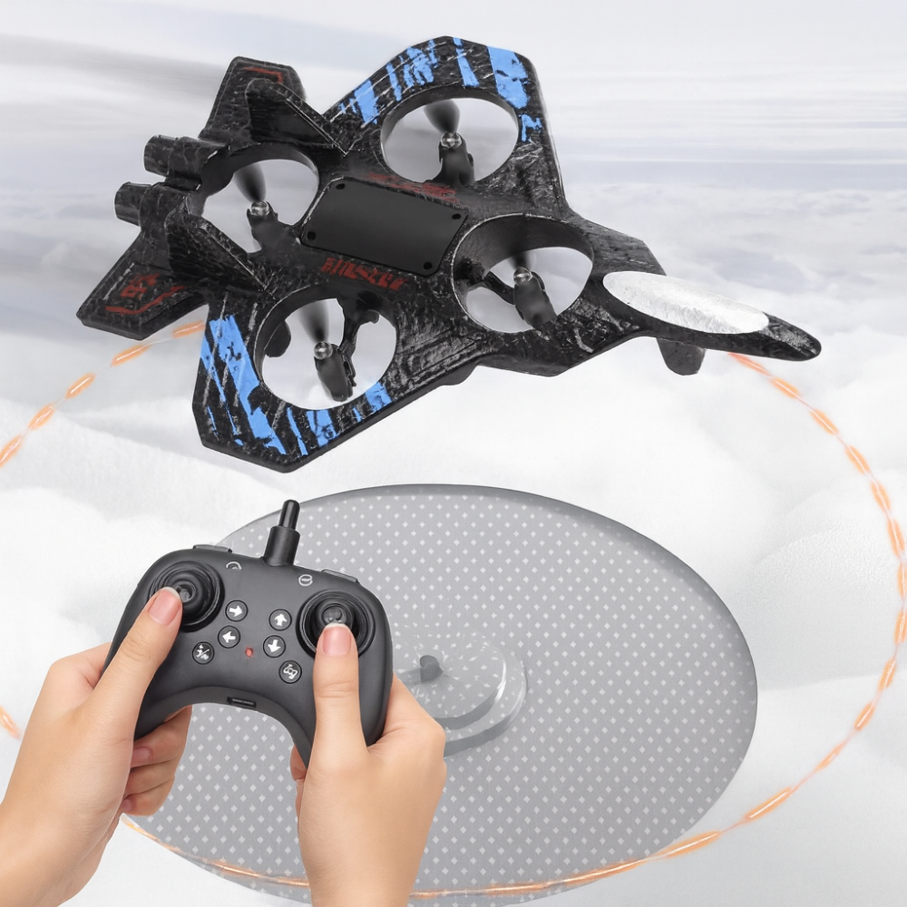Avion a Control Remoto Acrobatico Jet de Rotacion 360 Grados