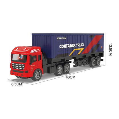 Camion Contenedor A Control Remoto Rc Juguete Con Luces