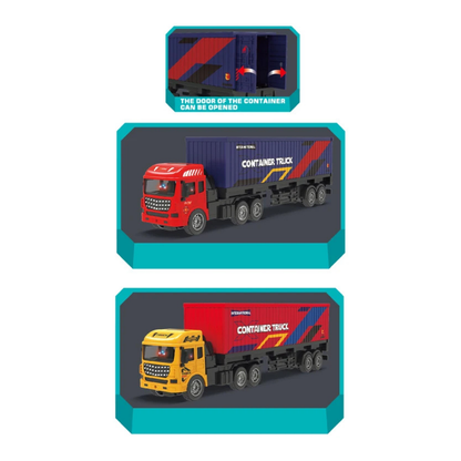 Camion Contenedor A Control Remoto Rc Juguete Con Luces