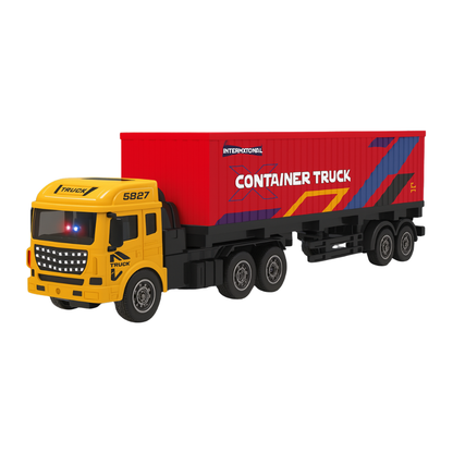 Camion Contenedor A Control Remoto Rc Juguete Con Luces