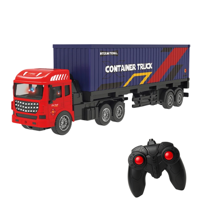 Camion Contenedor A Control Remoto Rc Juguete Con Luces