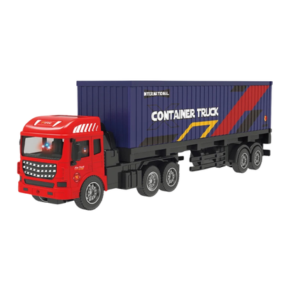 Camion Contenedor A Control Remoto Rc Juguete Con Luces