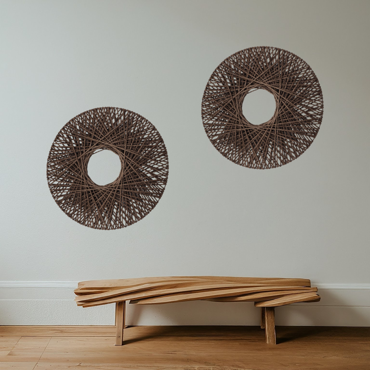 Circulo De Decoracion Colgante Hecho A Mano Living Terraza