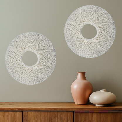 Circulo De Decoracion Colgante Hecho A Mano Living Terraza