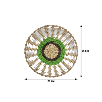 Circulo Decoración De Mimbre Para Pared Casa Terraza Mediano