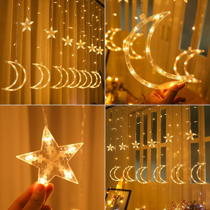 Cortina Luces Led Guirnaldas Navideñas