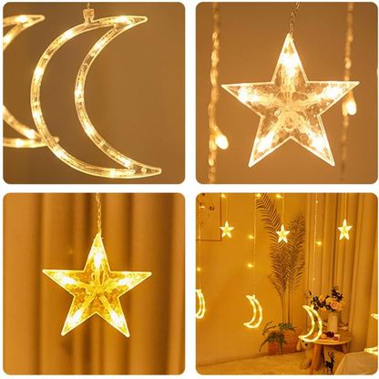 Cortina Luces Led Guirnaldas Navideñas