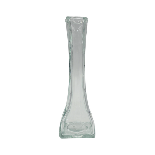 Florero Decorativo De Vidrio Cristal Pequeño Transparente