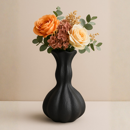 Florero Decorativo Moderno Minimalista Negro Escandinavo