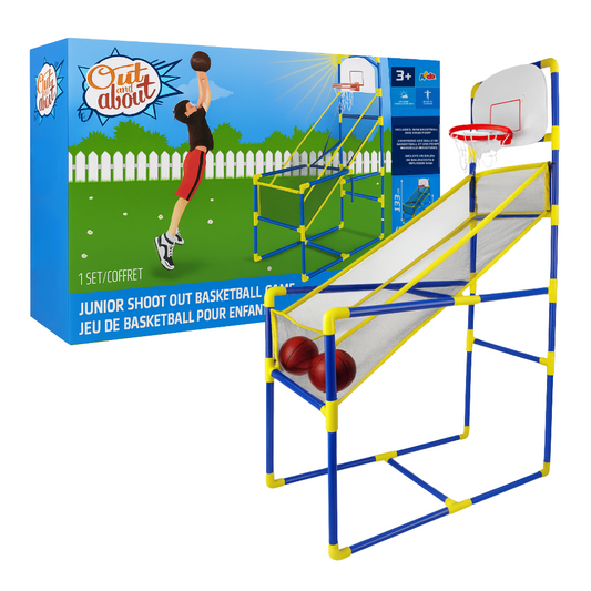 Juego De Baloncesto Infantil Con Canasta Inflador y Pelota