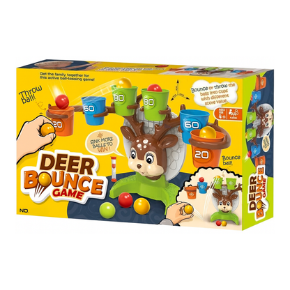 Juego De Encestar Pelotas Deer Bounce Juguete De Punteria