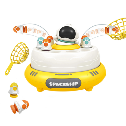 Juego De Mesa Captura Astronauta Saltador Infantil Giratorio