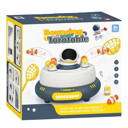 Juego De Mesa Captura Astronauta Saltador Infantil Giratorio