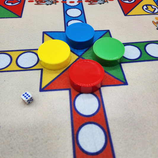 Juego De Mesa Ludo Grande Entretenimiento Tapete Didactico