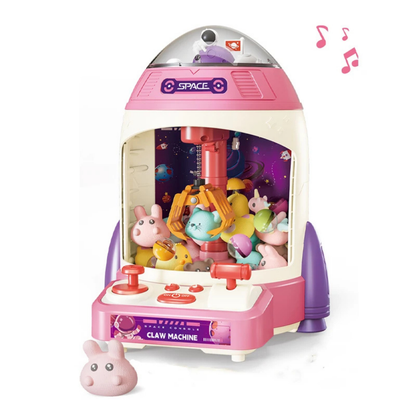 Juguete Maquina De Peluche Garra Premio Claw Machine Rosada