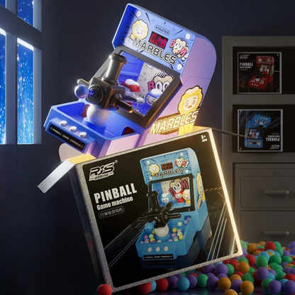 Juguete Maquina Pinball De Mesa Infantil Con Pelotitas Juego