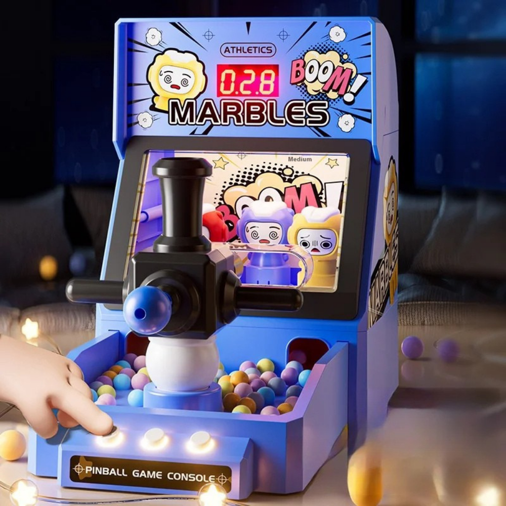 Juguete Maquina Pinball De Mesa Infantil Con Pelotitas Juego