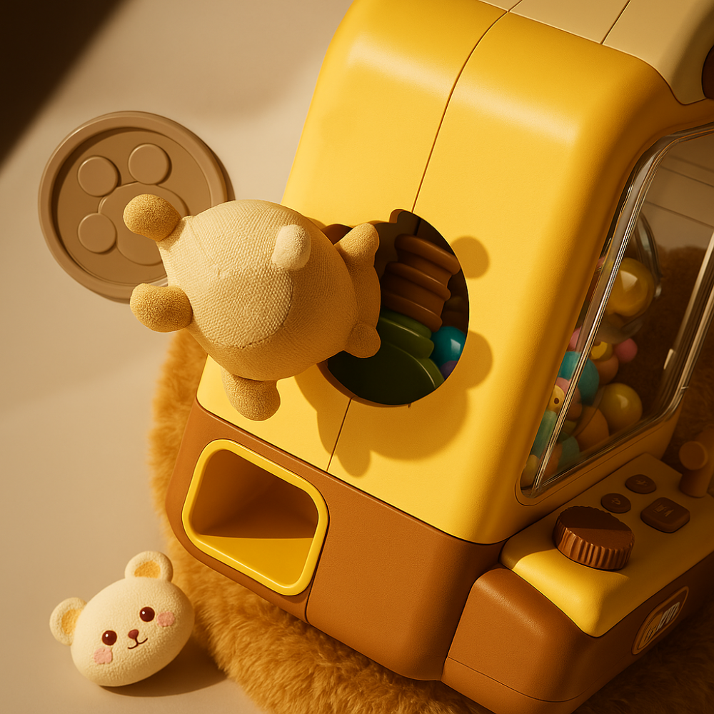 Juguete Maquina De Peluches Garra Cute Kawaii Kit Machine