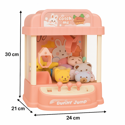 Juguete Mini Maquina Saca Peluche Garra Cute Claw Machine