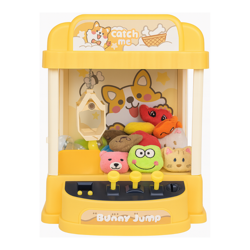 Juguete Mini Maquina Saca Peluche Garra Cute Claw Machine