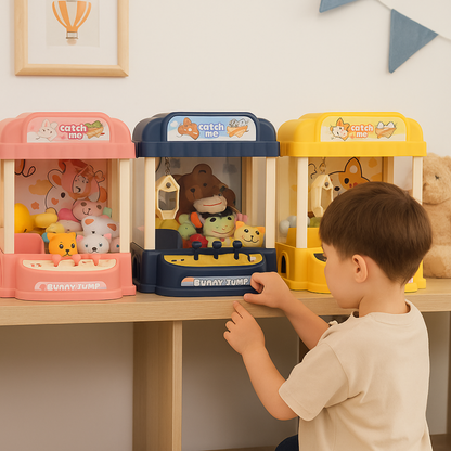 Juguete Mini Maquina Saca Peluche Garra Cute Claw Machine