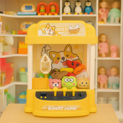 Juguete Mini Maquina Saca Peluche Garra Cute Claw Machine