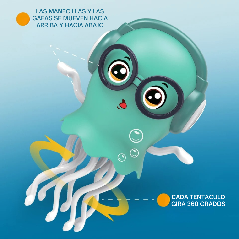 Juguete Pulpo Bailarin Interactivo Musical Con Luces