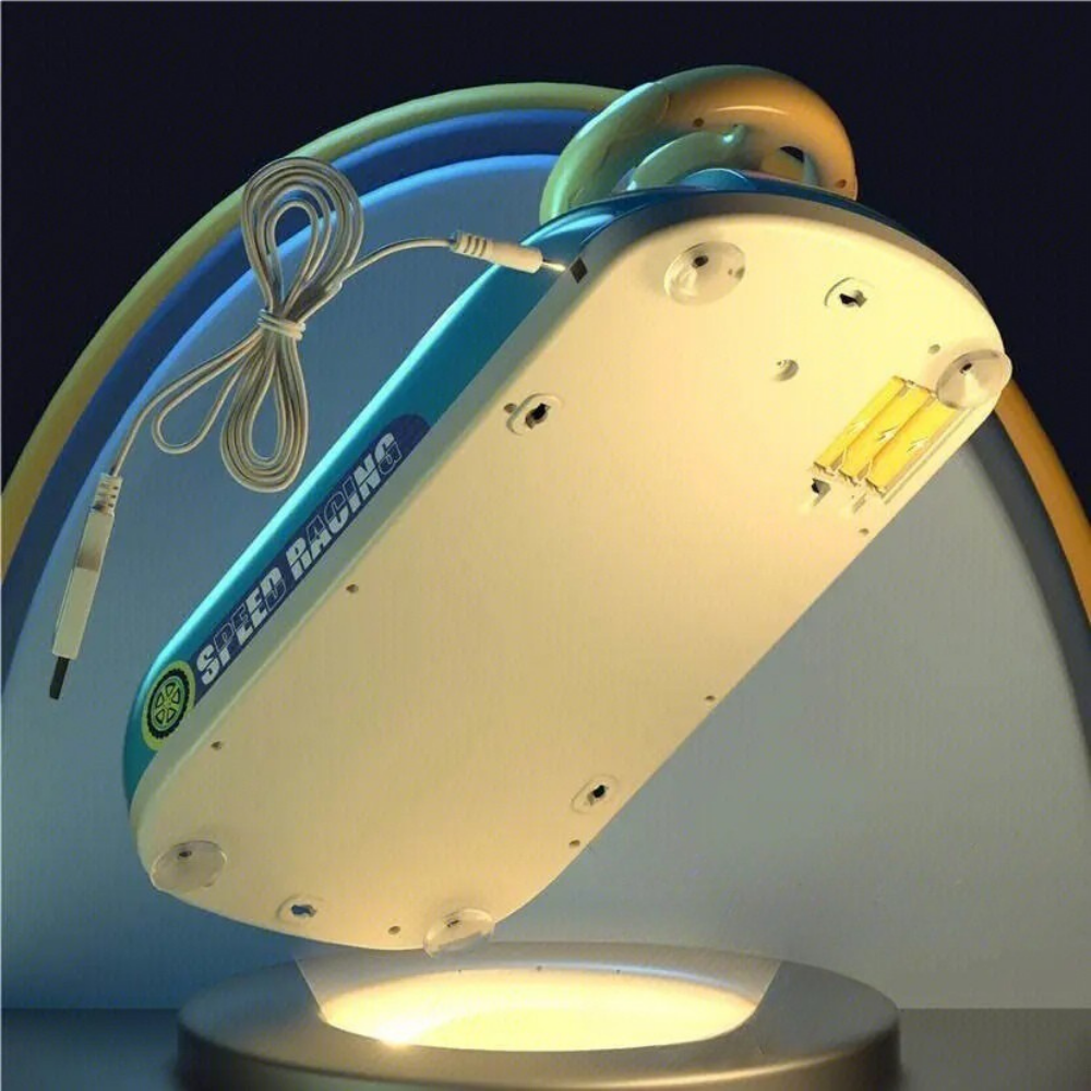 Juguete Simulador de Manejo Para Niños Con Volante Y Pista