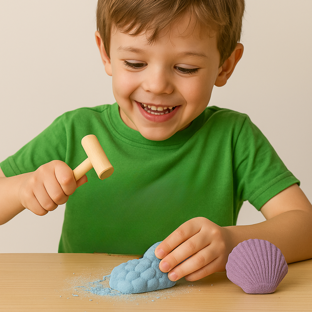 Kit De Excavación Jurassic 5 En 1 Juguete Educativo Infantil