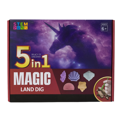 Kit De Excavación Magic 5 En 1 Juguete Educativo Infantil