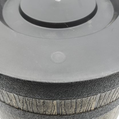 Macetero Plastico Diseño Efecto Barril De Madera Maceta XL