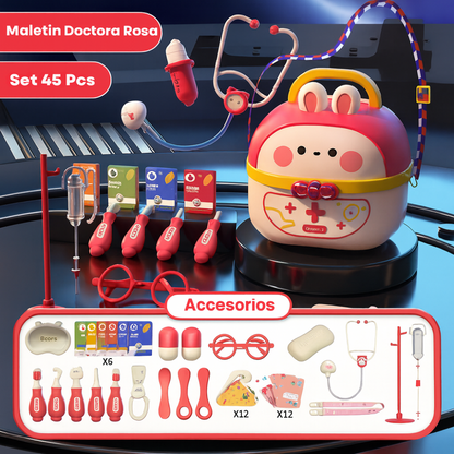 Maletin Medico Infantil Set Doctor Con 45 Piezas Juguete