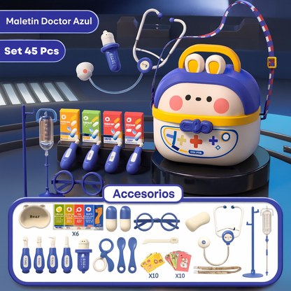 Maletin Medico Infantil Set Doctor Con 45 Piezas Juguete
