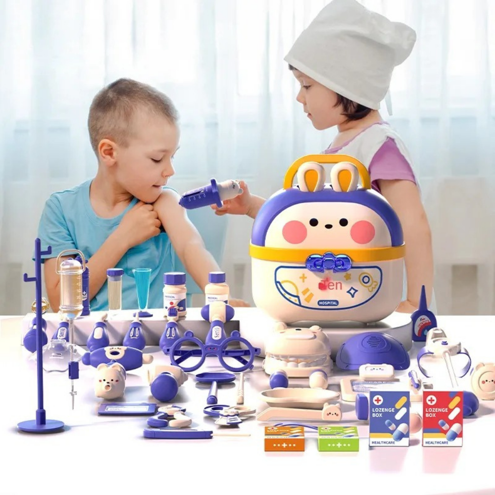 Maletin Medico Infantil Set Doctor Con 75 Piezas
