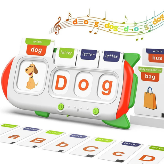 Maquina de Tarjetas Didacticas Aprendizaje de Ingles Niños